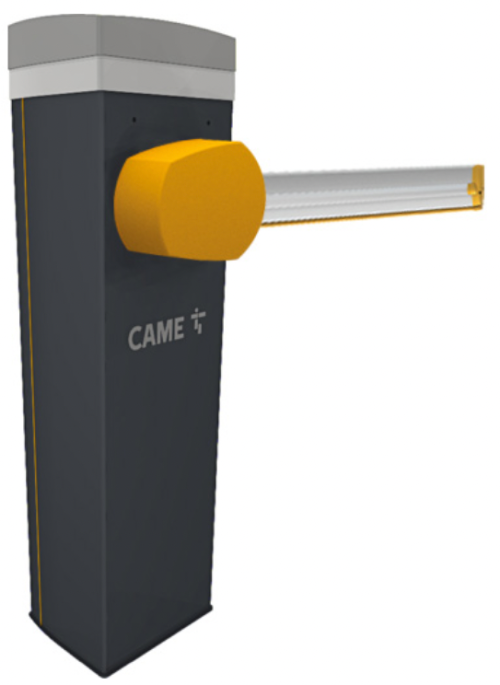 Автоматический шлагбаум CAME который используется в системе автоматизации парковок