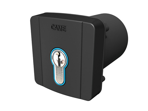 Купить Встраиваемый ключ-выключатель CAME SELD2FDG с цилиндром замка DIN и синей подсветко с доставкой и установкой в Анапе
