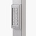 Морозостойкая, водонепроницаемая кодовая панель Locinox (Бельгия) SLIMSTONE со встроенным реле, цвета zilver и 9005 (черный)  - купить в Анапе!