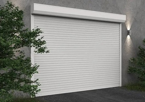 Автоматические рулонные ворота для гаража серии Алютех Prestige с алюминиевым профилем AR/555N с доставкой в Анапе 