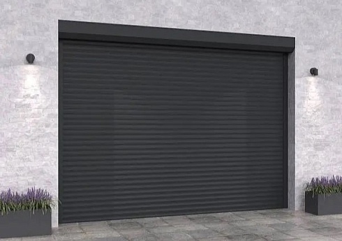 Рулонные ворота для гаража Алютех Trend с алюминиевым профилем PD/77 и высокой защитой от взлома с доставкой в Анапе 